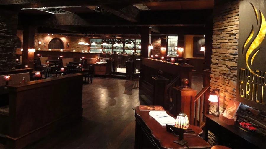 Inside the Mystic Grill